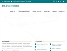 Tablet Screenshot of p3i-inc.com